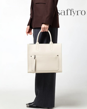 Bolsa Feminina em Couro Bege Claire