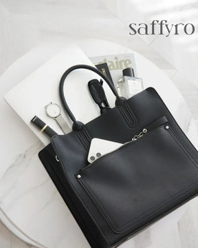 Bolsa Feminina De Couro Preta Claire