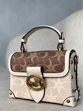 Bolsa Feminina de Luxo Couro Genuíno Scarlet