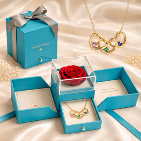 Colar Amor Eterno Personalizável - Nome e Mês de Aniversário