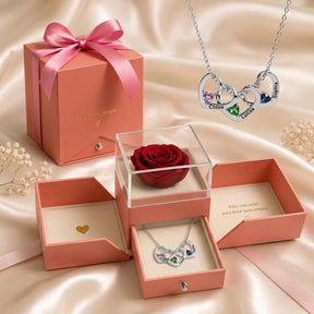 Colar Amor Eterno Personalizável - Nome e Mês de Aniversário