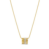 Colar Feminino de Anel Romano Dourado