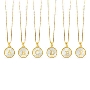 Colar Inicial Marmor Banhado Ouro 18K