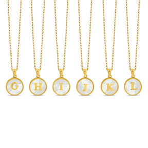 Colar Inicial Marmor Banhado Ouro 18K