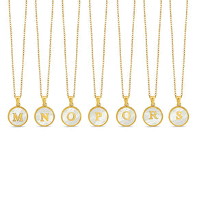 Colar Inicial Marmor Banhado Ouro 18K