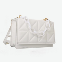 Bolsa Feminina Alça Corrente em Couro