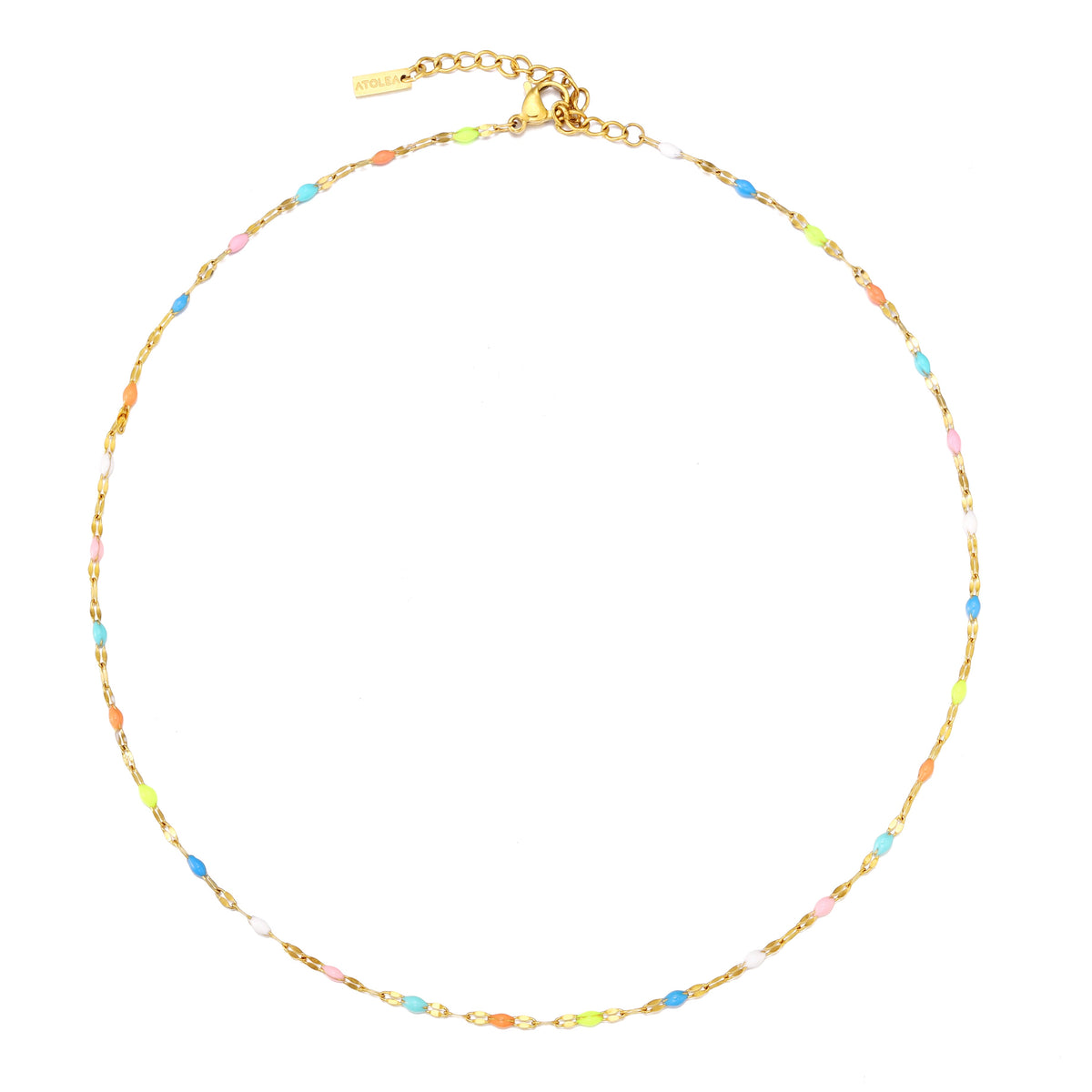 Colar Rainbow Banhado Ouro 18K