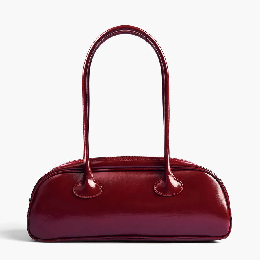 Bolsa feminina baguete longa Cloé couro legitimo