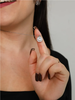 Conjunto de Joias Brilhante + Caixa Rosas Eternas