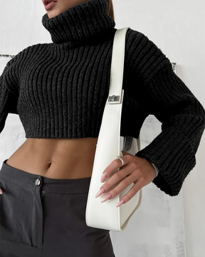 Bolsa Feminina Branca de Ombro em Couro Legítimo