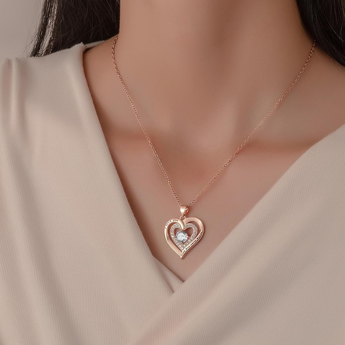Colar Mãe Eu Te Amo - Caixa Especial com Urso e Rosa Eterna