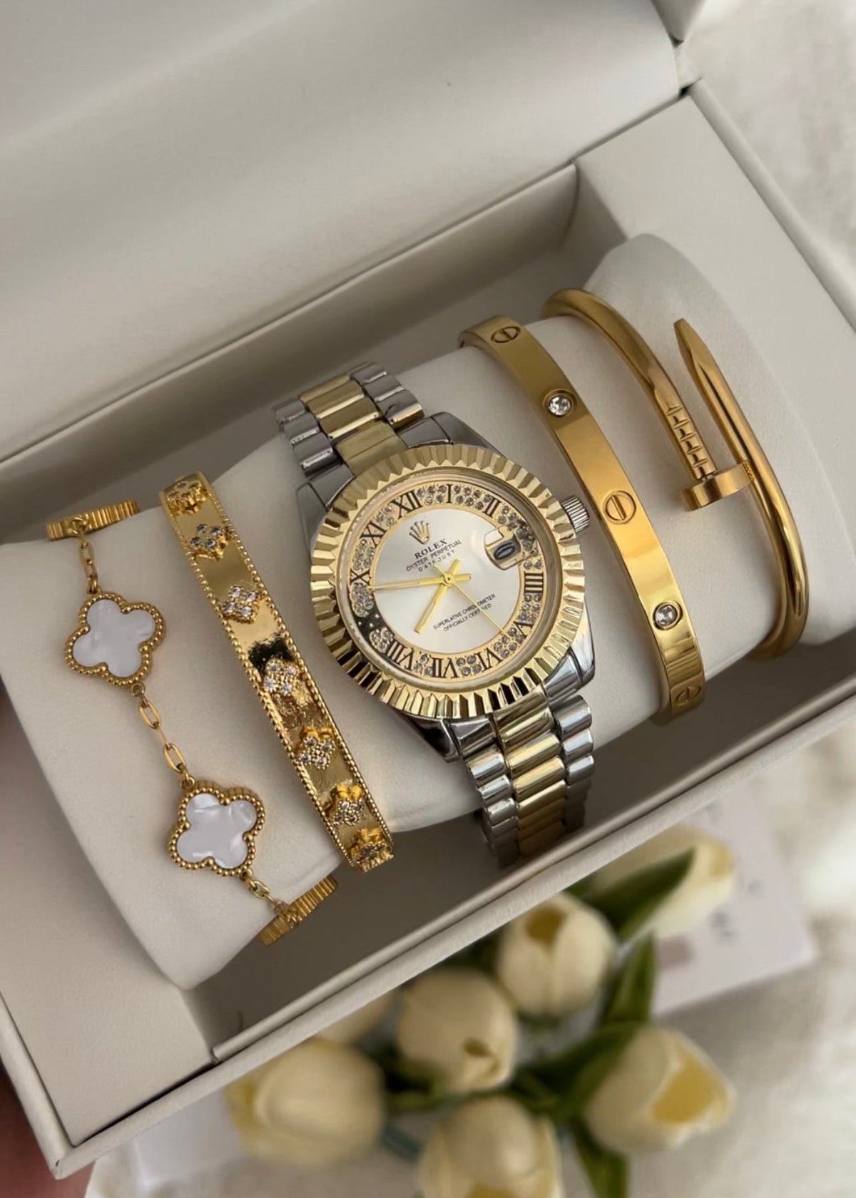 Mix Feminino Dourado Monaco