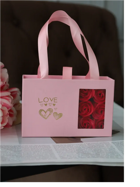 Conjunto de Joias Brilhante + Caixa Rosas Eternas