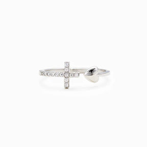 Anel Cruz Amor de Cristo (Compre 1 Leve 2)