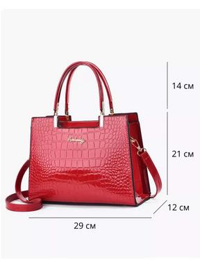 Bolsa Feminina Couro Legitimo Royal Vermelha