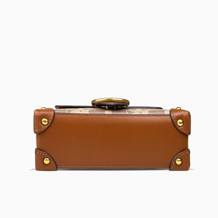 Bolsa Feminina de Luxo Couro Genuíno Scarlet