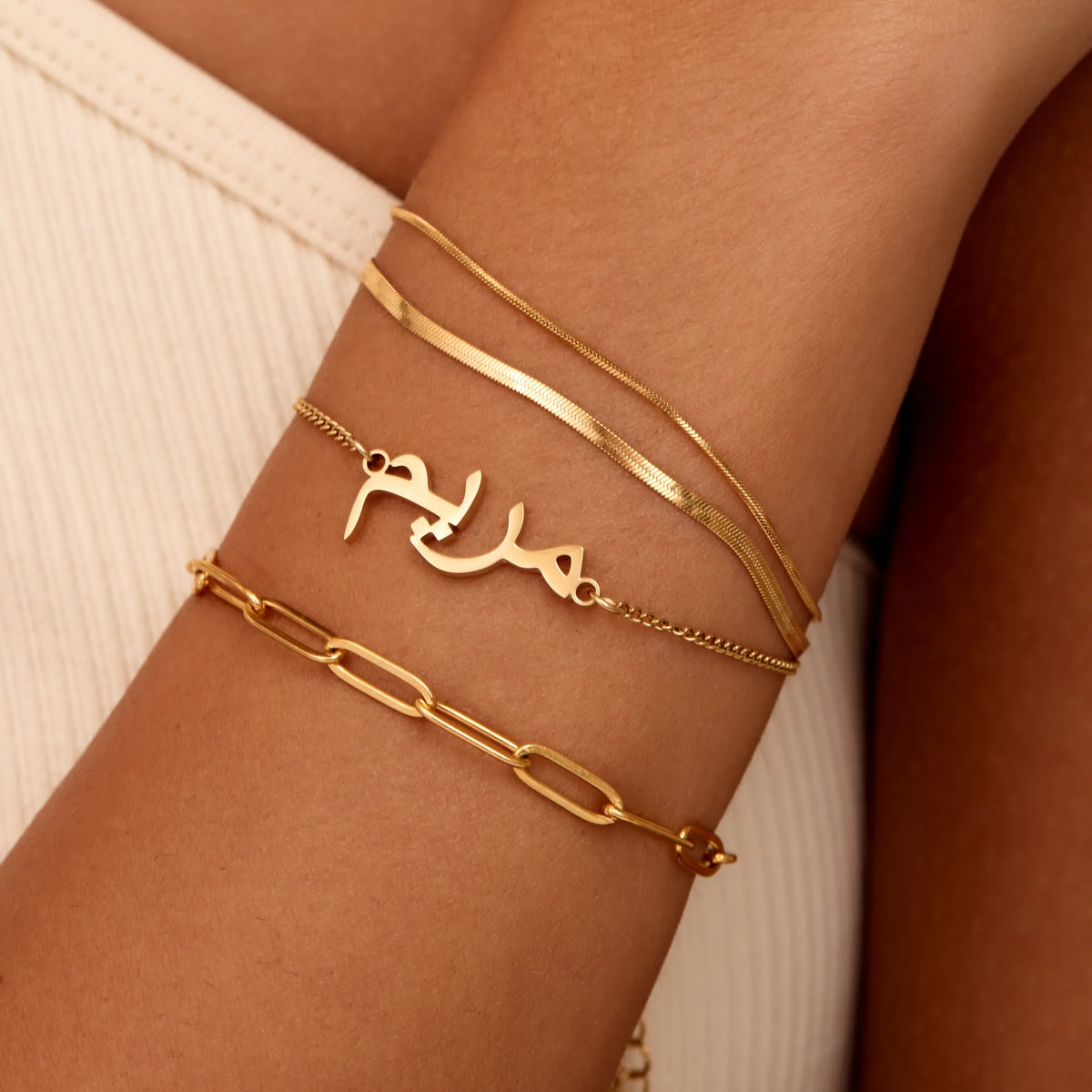 Pulseira Dual Snake Banhado Ouro 18K
