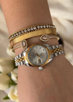 Relógio Feminino Prata Luxy