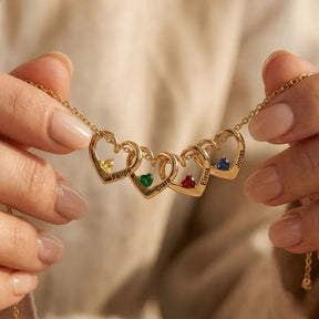 Colar Amor Eterno Personalizável - Nome e Mês de Aniversário