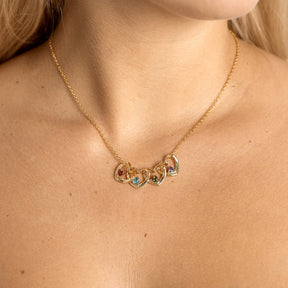 Colar Amor de Mãe Personalizável - Nome e Mês de Aniversário