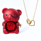 Colar Personalizado com Caixa Urso Amor Eterno