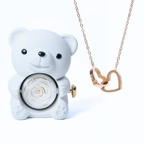 Colar Personalizado com Caixa Urso Amor Eterno