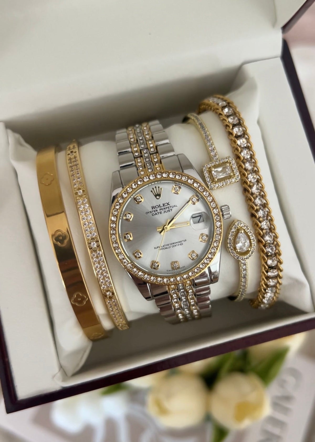 Mix Feminino Marbella Dourado