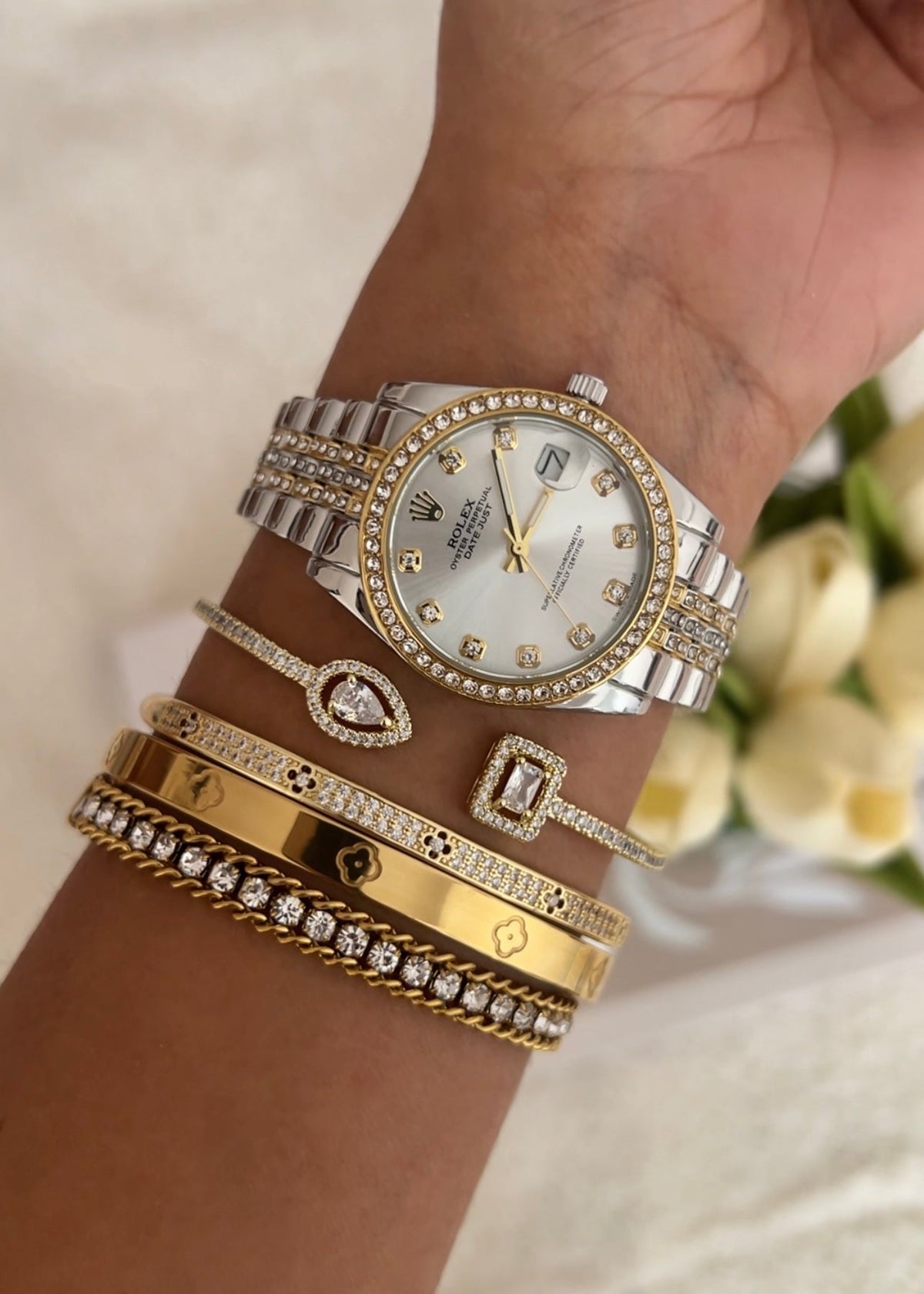 Mix Feminino Marbella Dourado