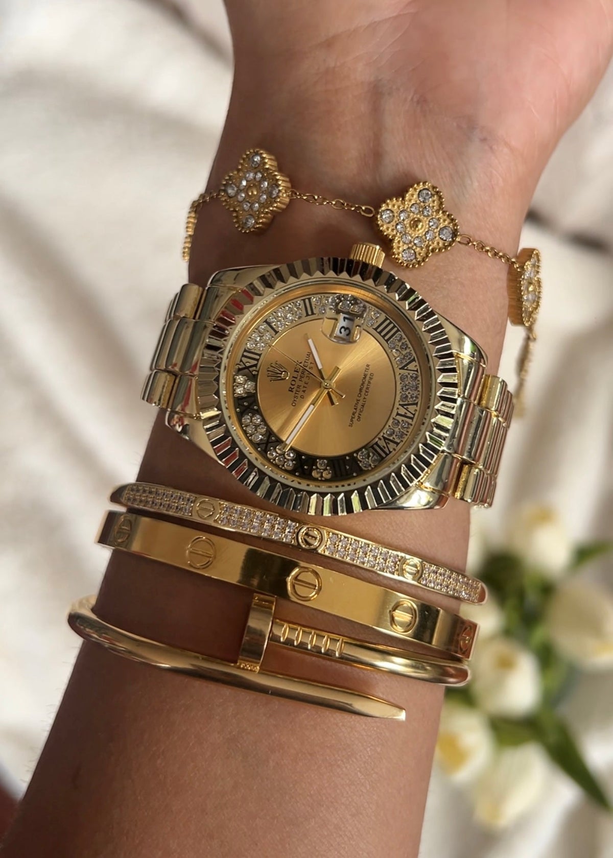 Mix Feminino Dourado Dubai