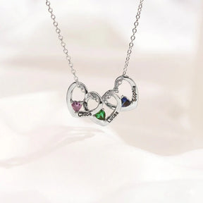 Colar Amor Eterno Personalizável - Nome e Mês de Aniversário