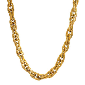 Colar Feminino Dourado Elus