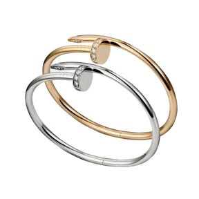 Bracelete Feminino Dourado Prego