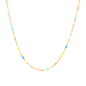 Colar Rainbow Banhado Ouro 18K