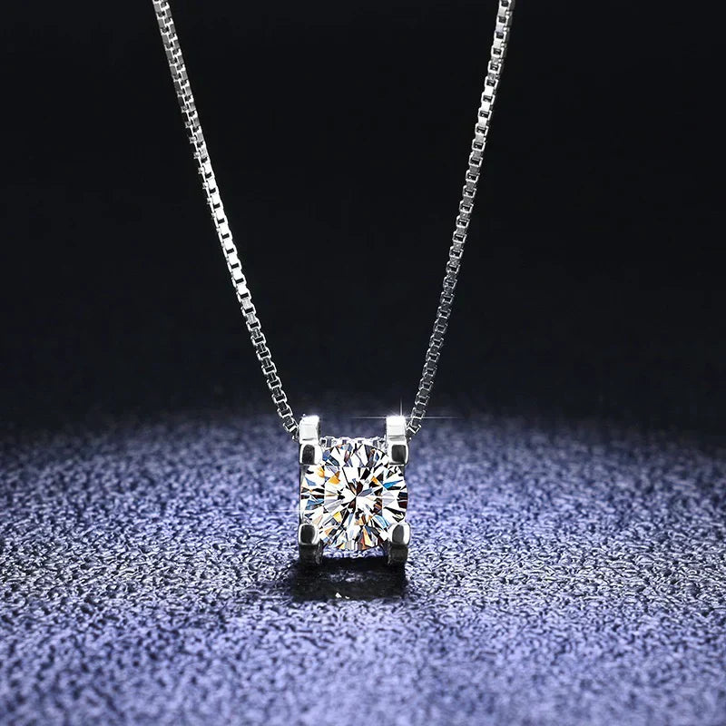 Colar Gota de Luz Prata 925 + Brinde Brinco Diamond