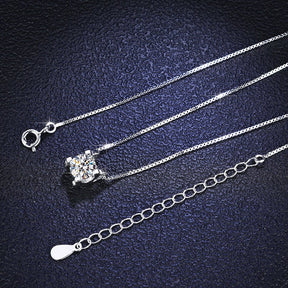 Colar Gota de Luz Prata 925 + Brinde Brinco Diamond