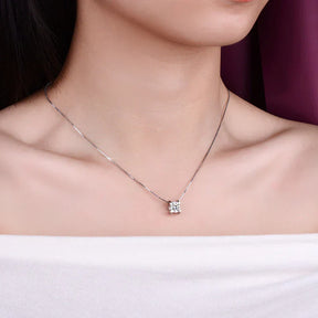 Colar Gota de Luz Prata 925 + Brinde Brinco Diamond