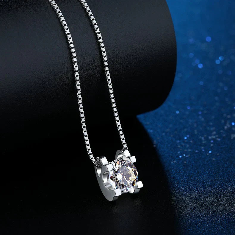 Colar Gota de Luz Prata 925 + Brinde Brinco Diamond