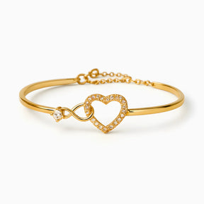 Pulseira Amor Infinito Banhado Ouro 18K