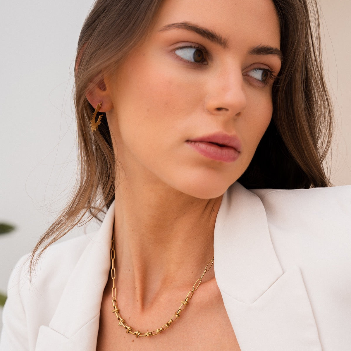 Colar Choker Banhado Ouro 18K