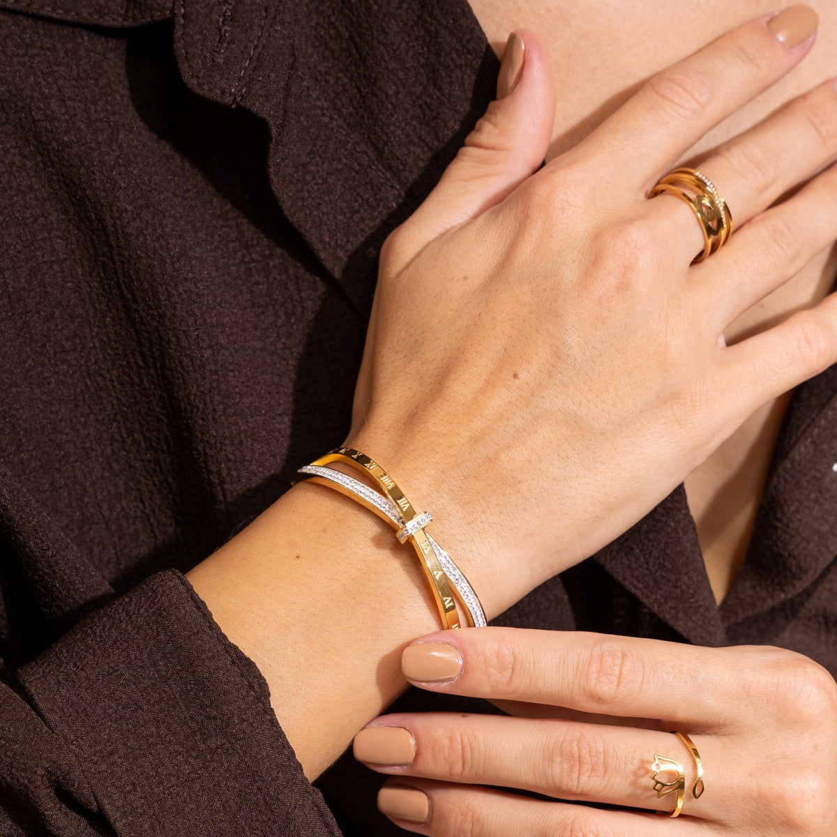 Pulseira Feminina Riviera - Ouro