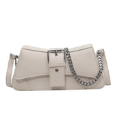 Bolsa Feminina em Couro Branca Betina