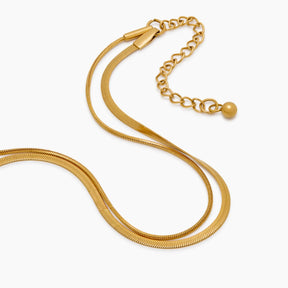 Pulseira Dual Snake Banhado Ouro 18K