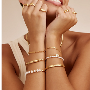 Pulseira Dual Snake Banhado Ouro 18K