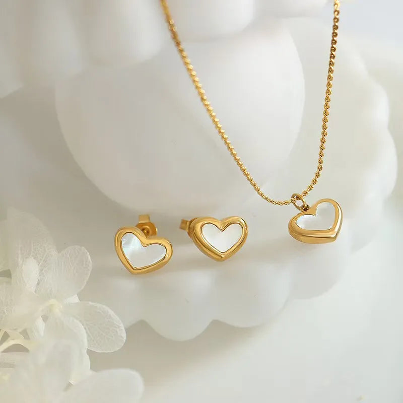 Conjunto Feminino Dourado Amor