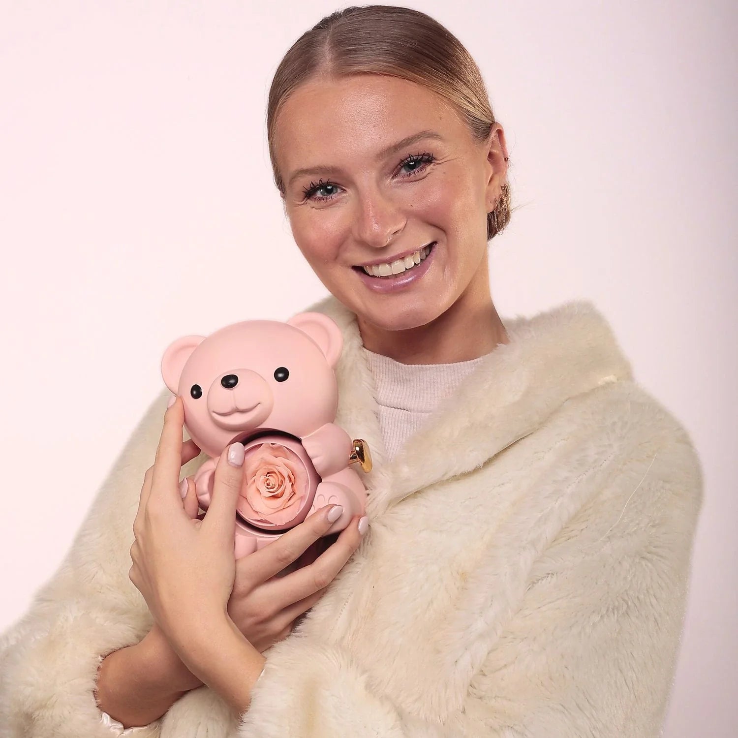 Colar Personalizado com Caixa Urso Amor Eterno