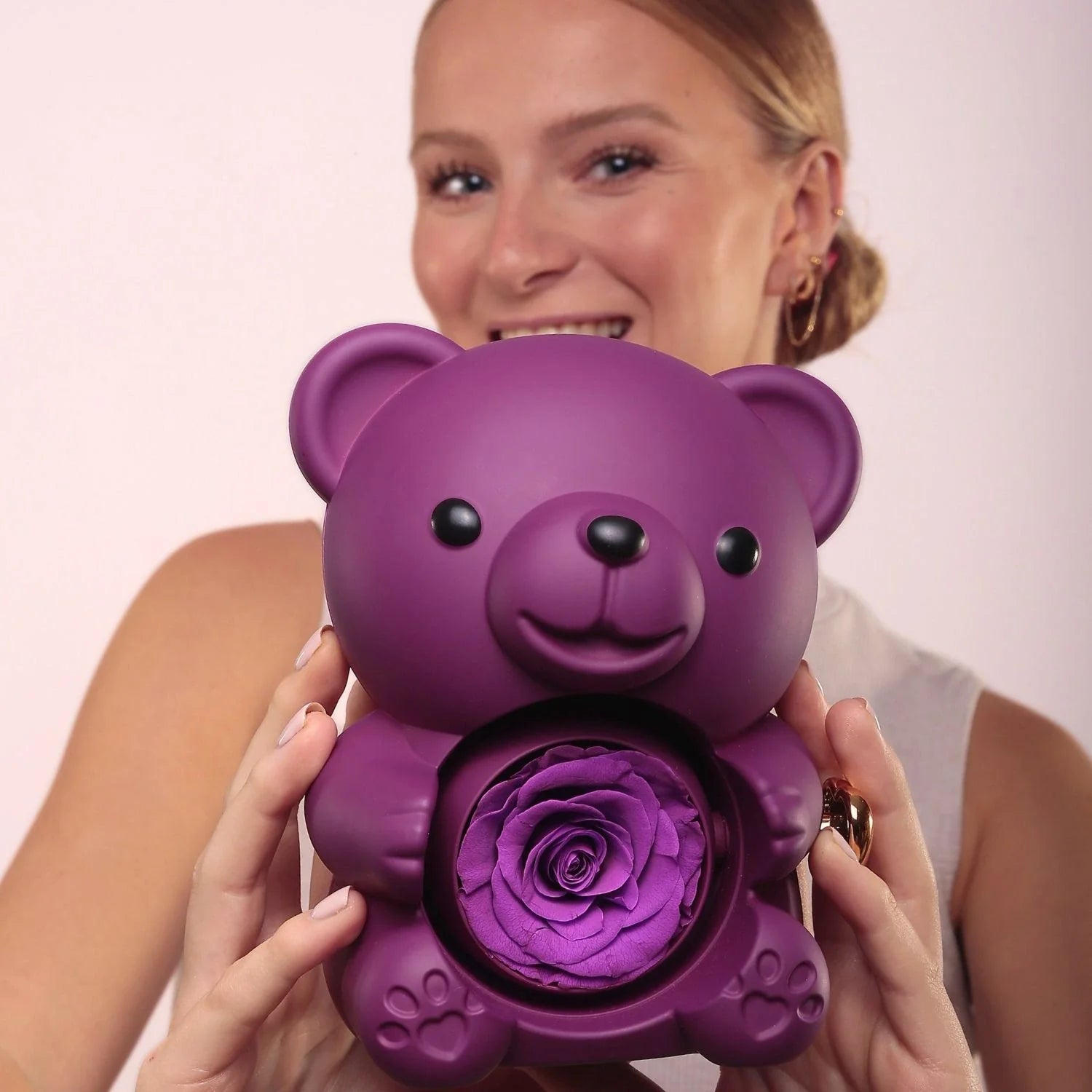 Colar Personalizado com Caixa Urso Amor Eterno