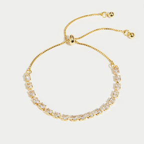 Pulseira Dourada Celine com Cristal