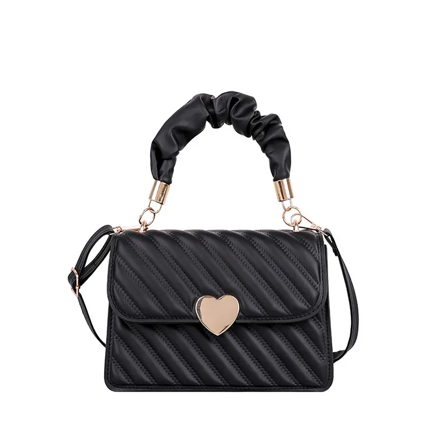 Bolsa Feminina Coração Preta