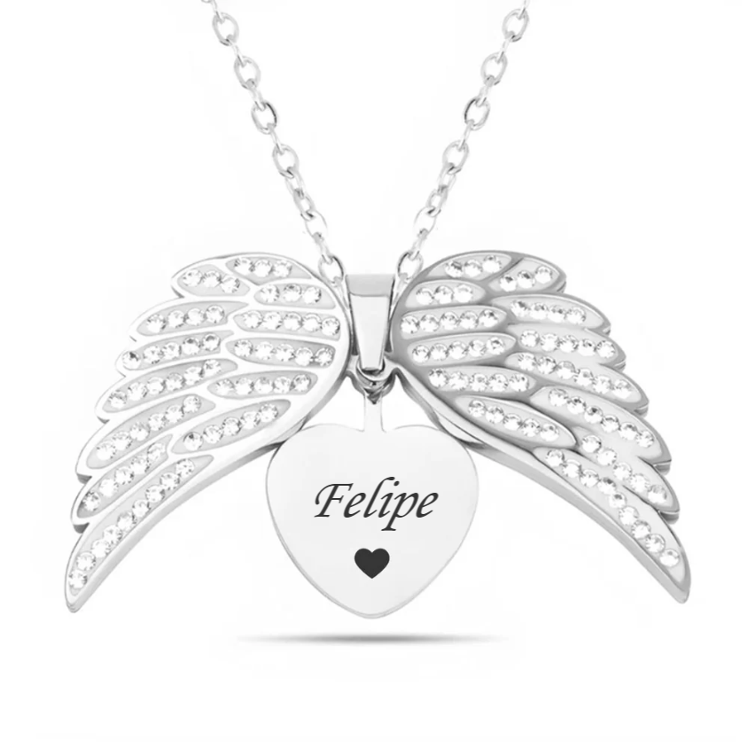 Colar Anjo Personalizável