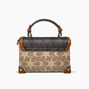 Bolsa Feminina de Luxo Couro Genuíno Scarlet